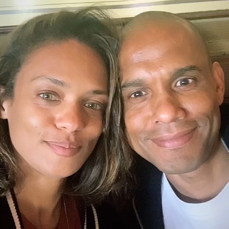 Kandyse McClure with her romantic partner Claureinne. 